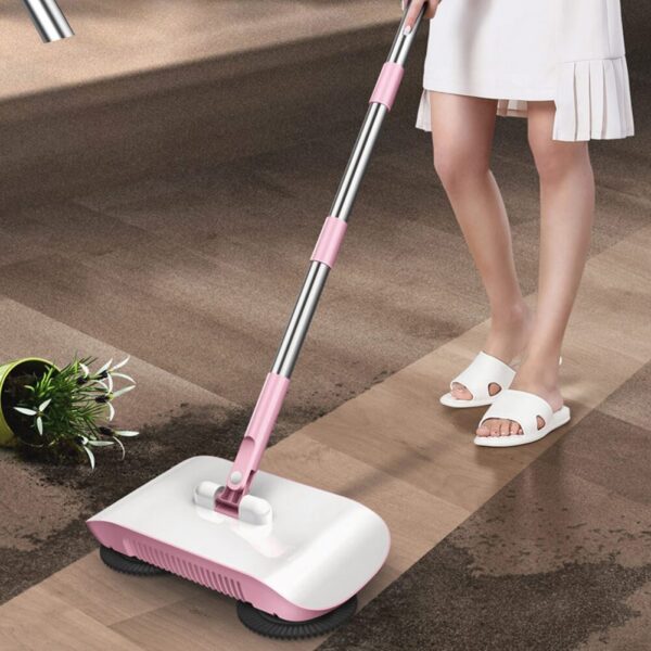 Hand Push Sweeper Household Broom Dustpan Mop Floor All-in-one Machine Gift Mop Sweeper - Image 8