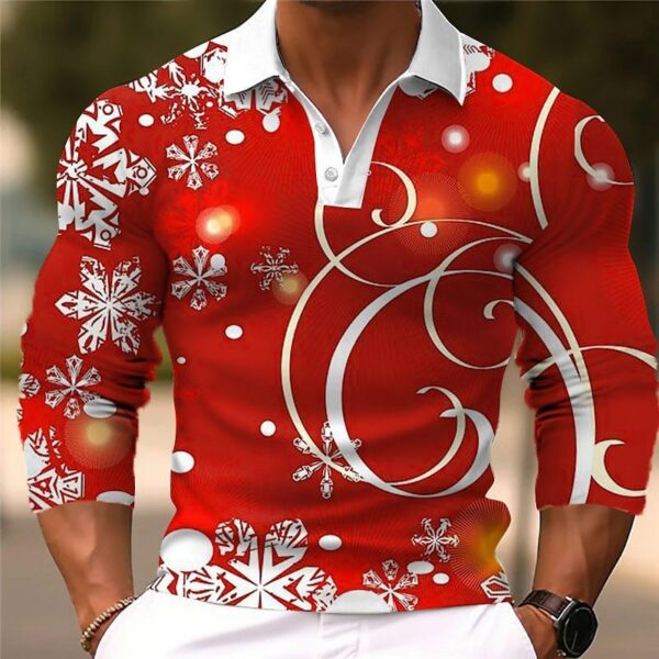 Autumn Fashion Polo Collar Button Animal Print Long Sleeve - Image 8