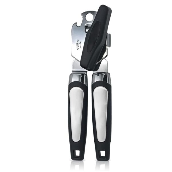 Manual Handheld Can Opener With Cutting Wheel Blade Lid Cap Openers - Image 10