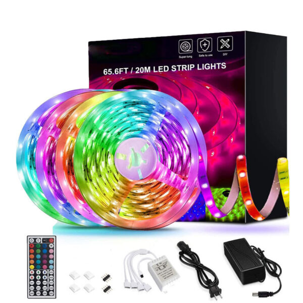 LED Strip Lights Lamp 5050 RGB Flexible Tape Diode 5M Controller Room Decor TV Computer BackLight Decoration Christmas - Image 6