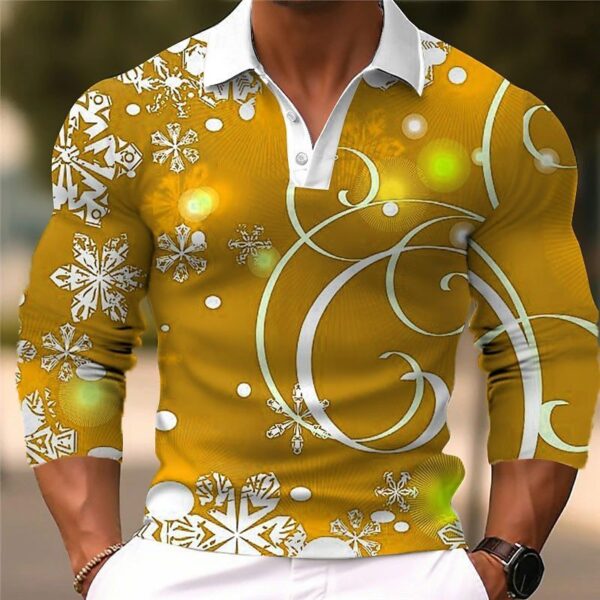 Autumn Fashion Polo Collar Button Animal Print Long Sleeve - Image 7